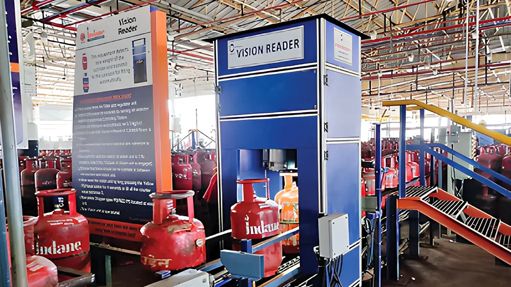 Modular furniture setup at LPG bottling plant in Belagavi