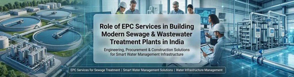 PC services for sewage treatment plant construction in India