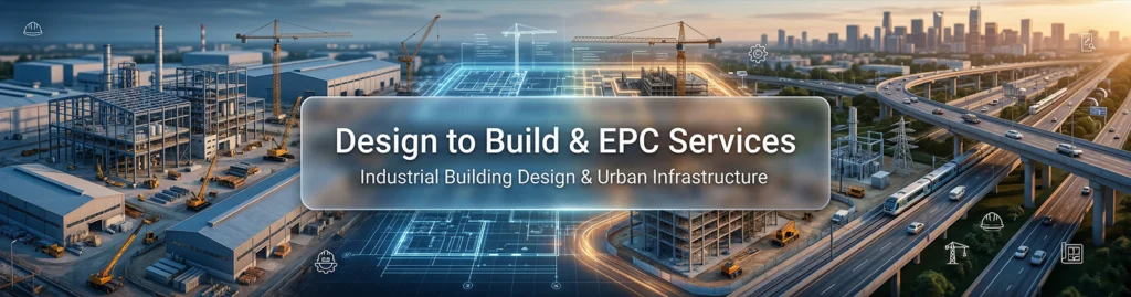 Design-to-Build construction process for industrial projects by HLK Infra