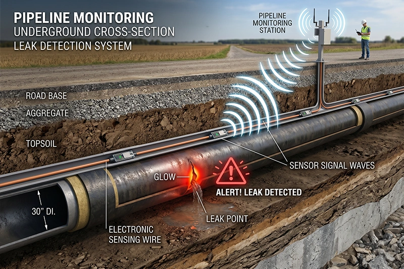 Urban smart city water infrastructure with real-time monitoring dashboard