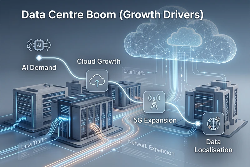 modern data centre infrastructure by HLK Infra