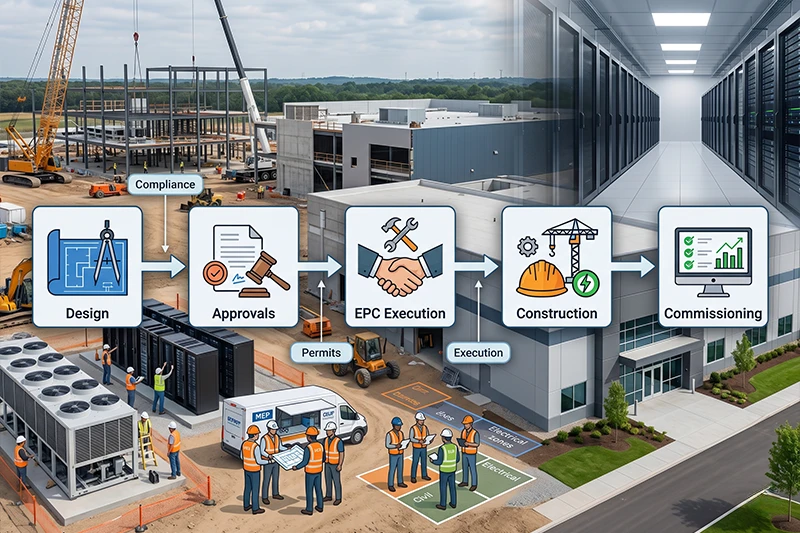 smart data centre construction with EPC solutions in India