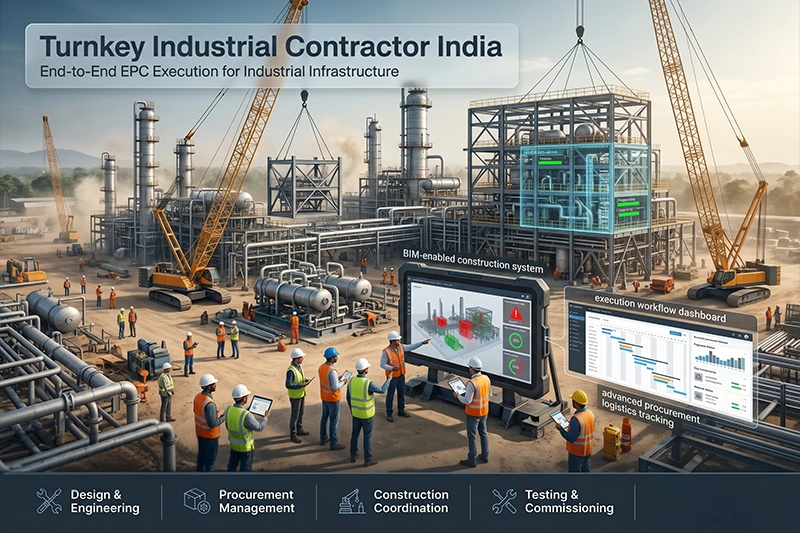 Industrial EPC project planning and procurement process by HLK Infra