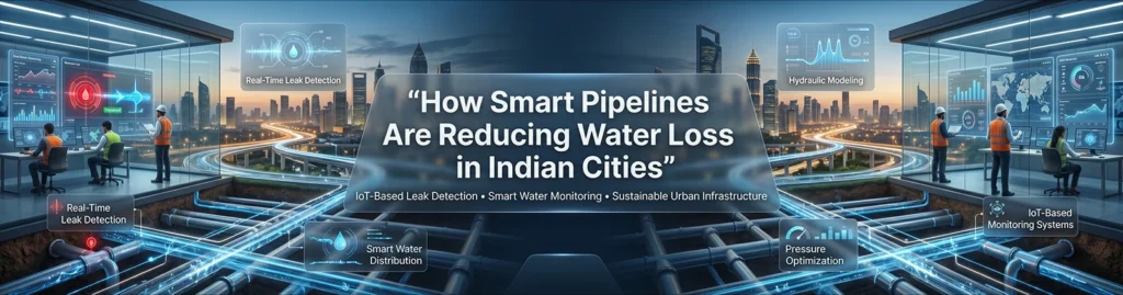 Digital water meter installed in Indian municipality for accurate billing