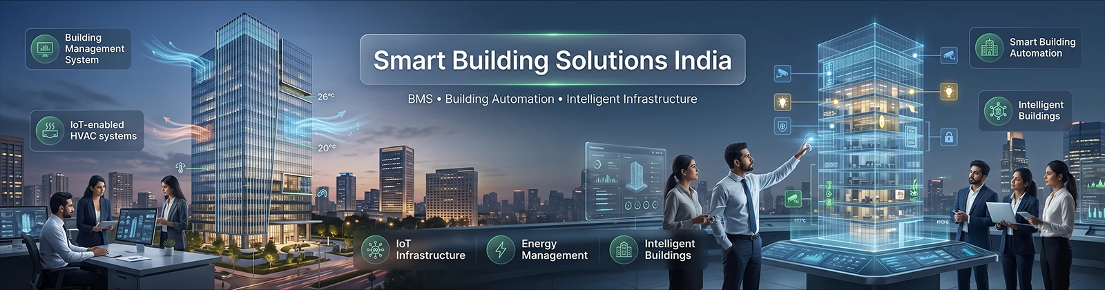 Smart Building Solutions India: Automation, BMS & Intelligent Infrastructure